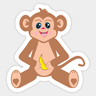 Monkey Sticker